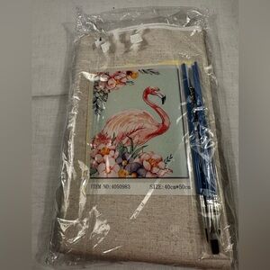 Flamingo paint Kits for on Canvas Paintings. Able to hang.  Sealed package
